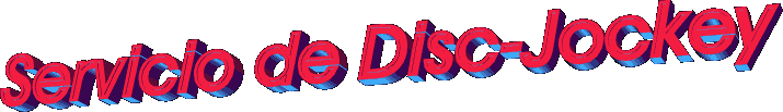 Servicio de Disc-Jockey